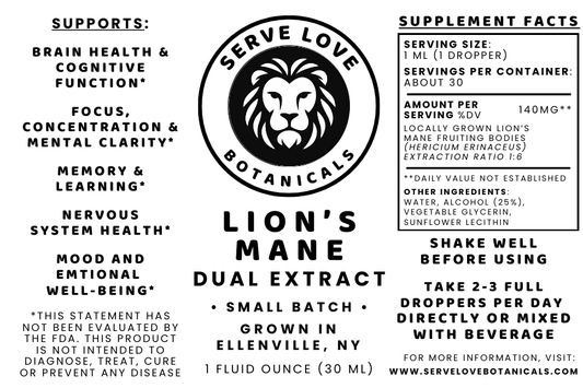 Lion's Mane Dual Extract